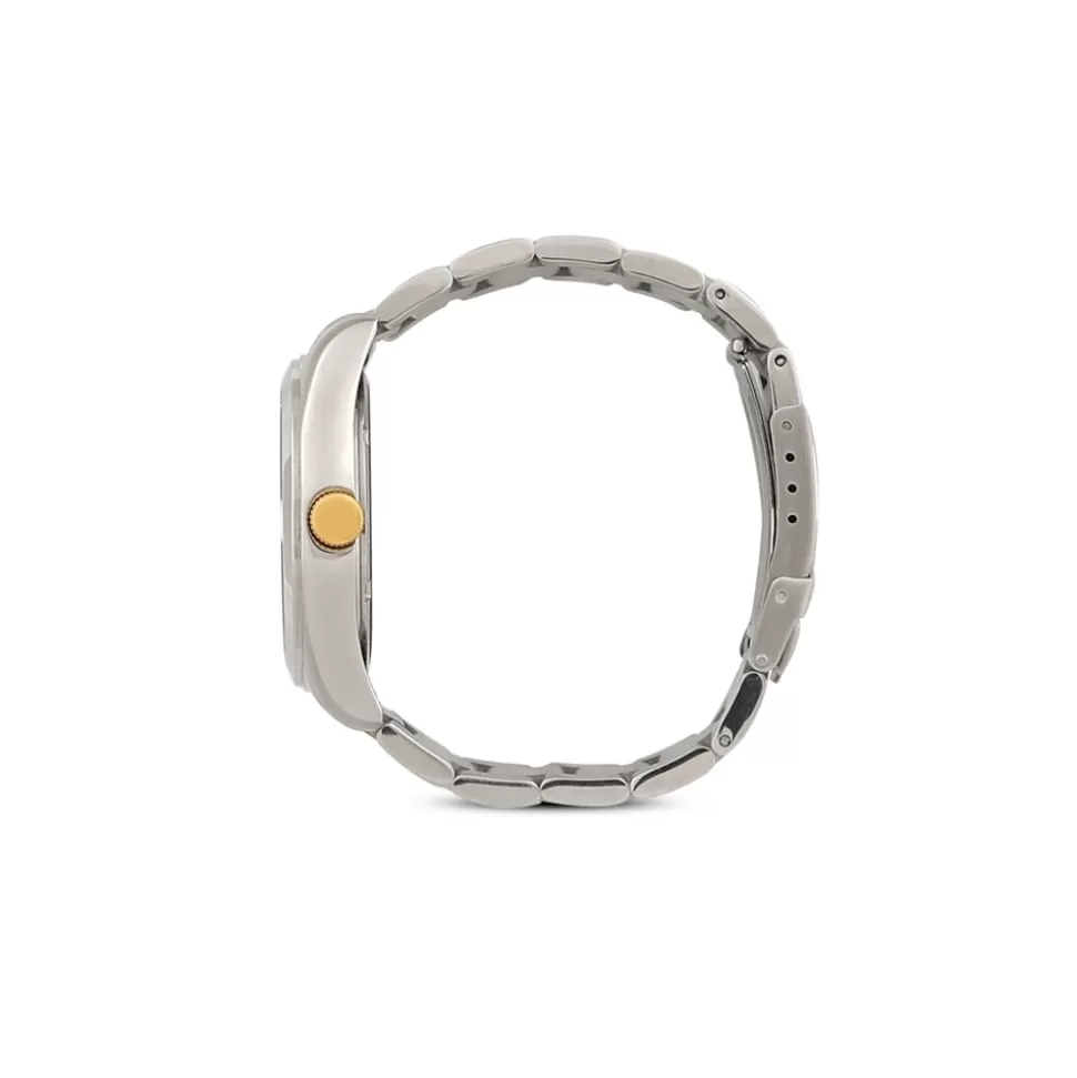 Women Folli Follie Bracelet^All Time Bi-Color Bracelet Watch With Large Case And Gold Dial