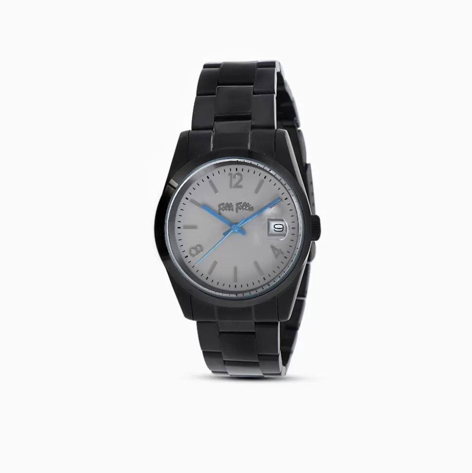 Women Folli Follie Bracelet^All Time Bracelet Watch With Large Case And Grey Mop Dial