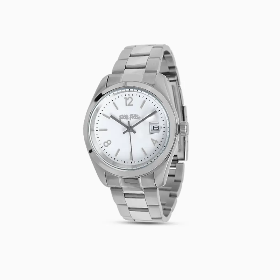 Women Folli Follie Bracelet^All Time Bracelet Watch With Small Case And White Dial