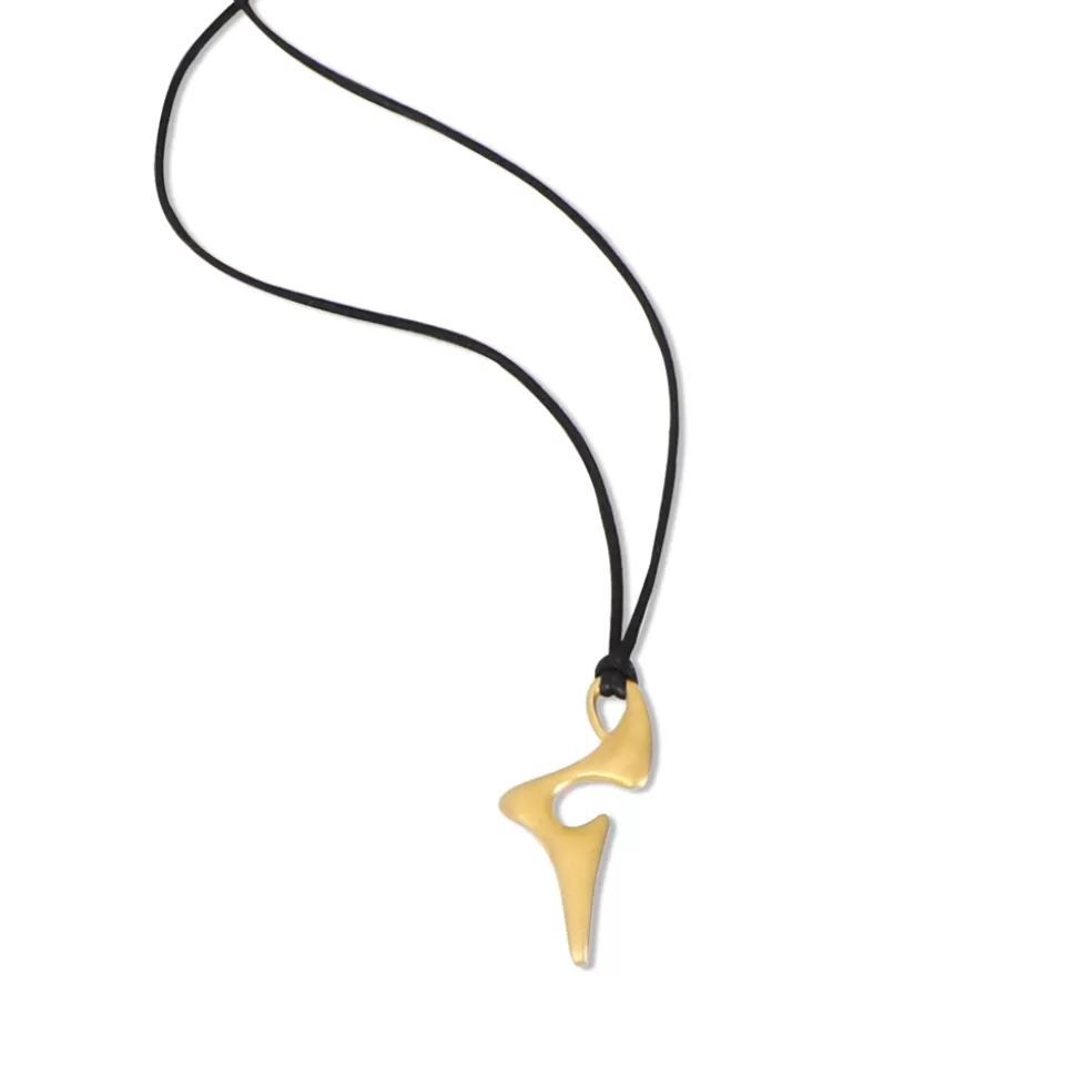 Women Folli Follie Necklaces^Beauty Flow Cord Necklace With Matte Irregular Motif