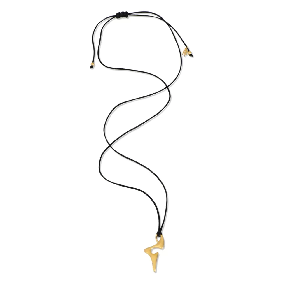 Women Folli Follie Necklaces^Beauty Flow Cord Necklace With Matte Irregular Motif
