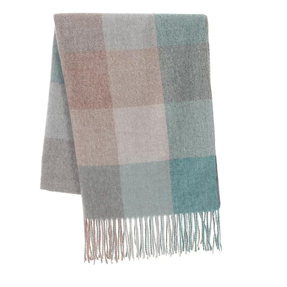 Women Folli Follie Scarves^Checkered Scarf From Wool