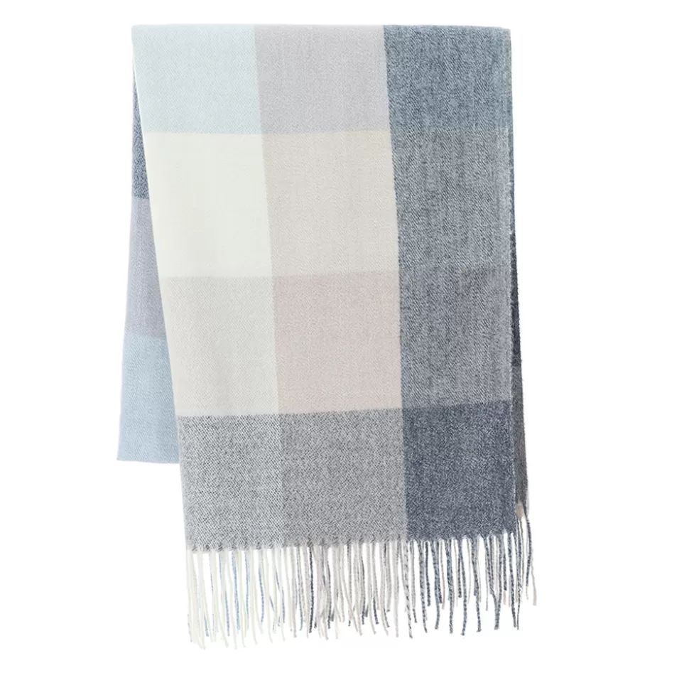 Women Folli Follie Scarves^Checkered Scarf From Wool