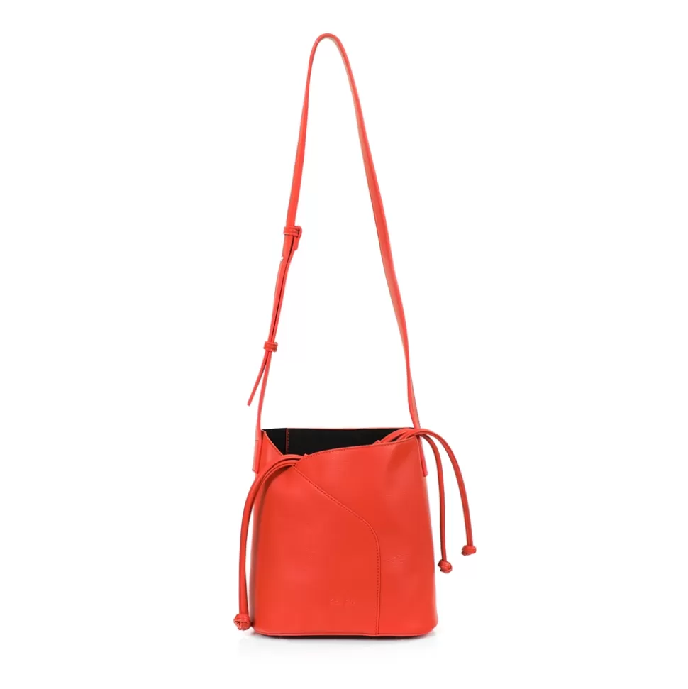 Women Folli Follie Shoulder^City Vibes Orange Bucket Bag