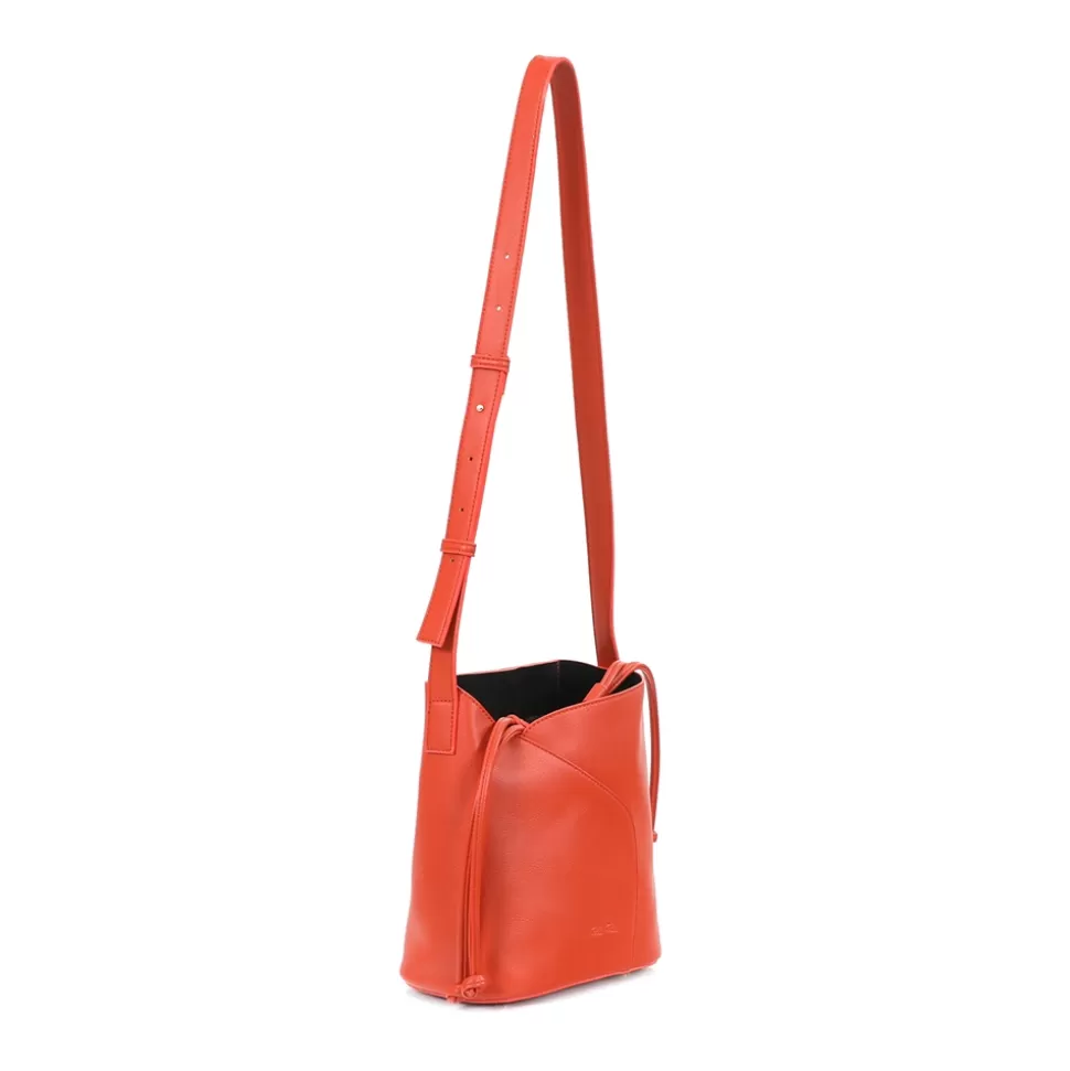 Women Folli Follie Shoulder^City Vibes Orange Bucket Bag