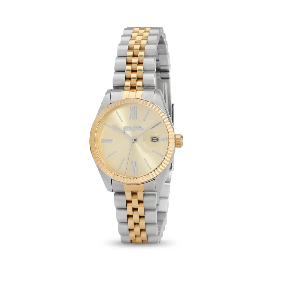 Women Folli Follie Bracelet^Eternally Mine Bi-Color Bracelet Watch