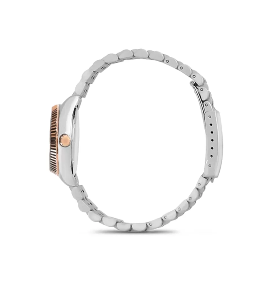 Women Folli Follie Bracelet^Eternally Mine Bi-Color Bracelet Watch With Gray Dial