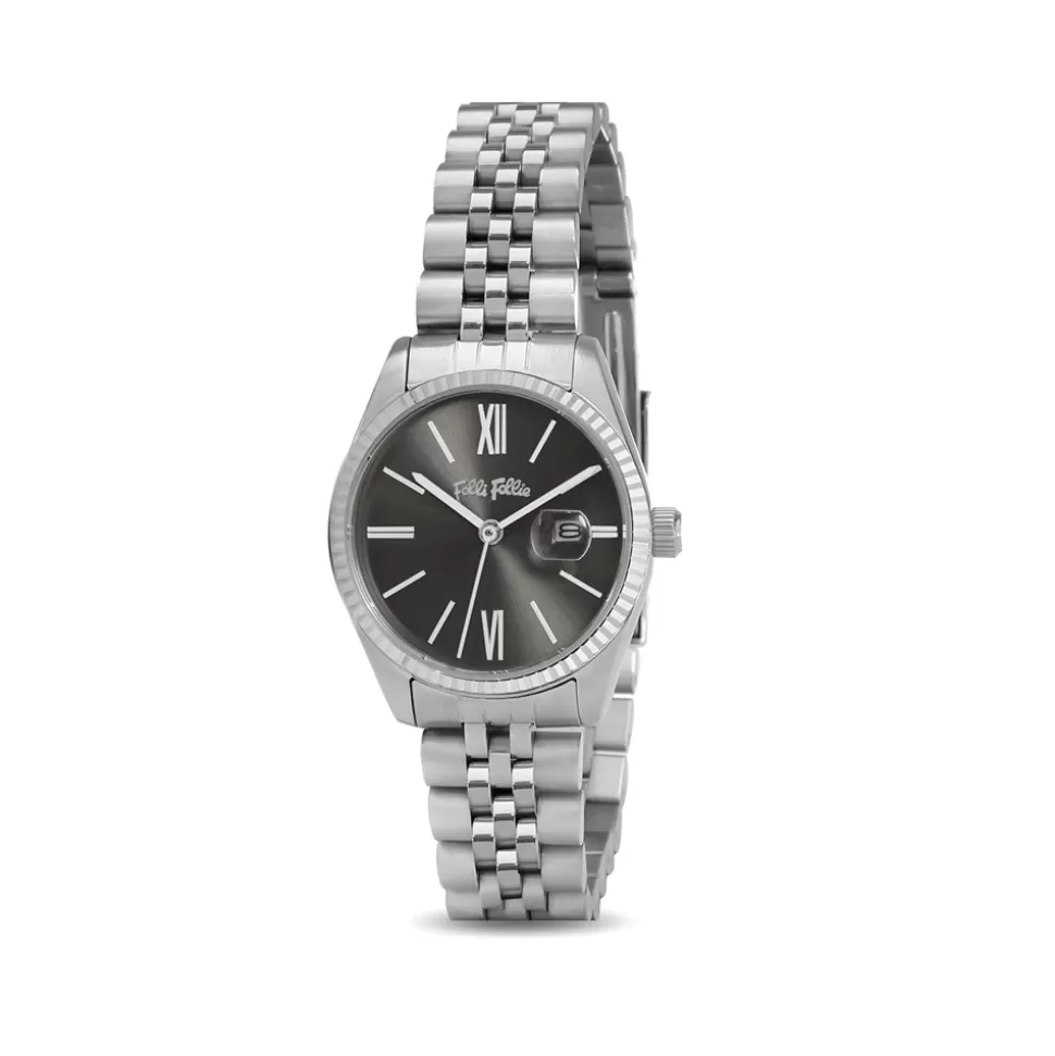 Women Folli Follie Bracelet^Eternally Mine Bracelet Watch With Gray Dial