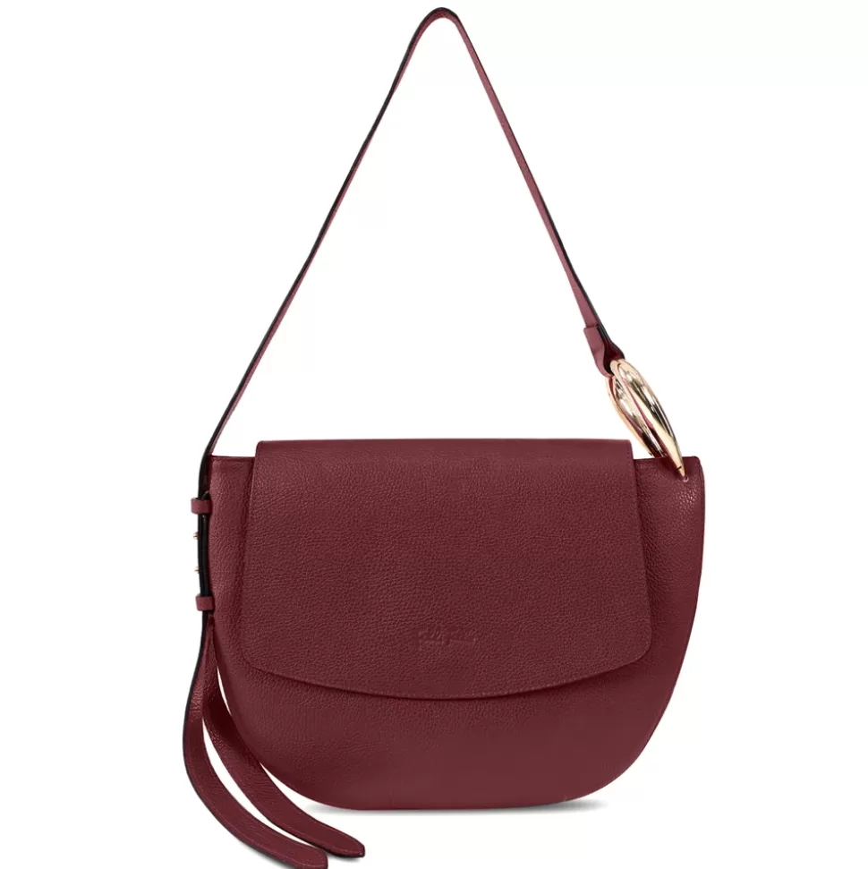 Women Folli Follie Shoulder^Fab N' Classyleather Shoulder Bag With Lid