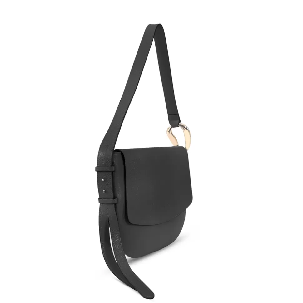 Women Folli Follie Shoulder^Fab N' Classyleather Shoulder Bag With Lid