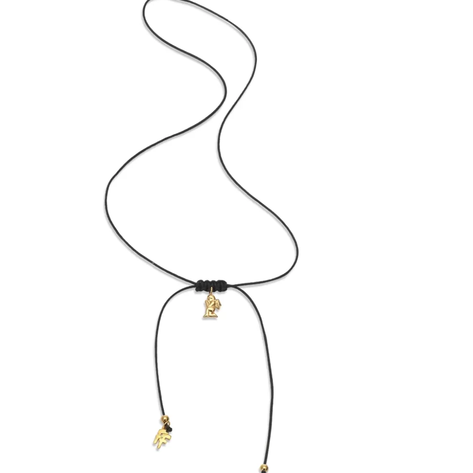 Women Folli Follie Necklaces^Fashionable.Me Cord Necklace With Gold Plated Angel Motif