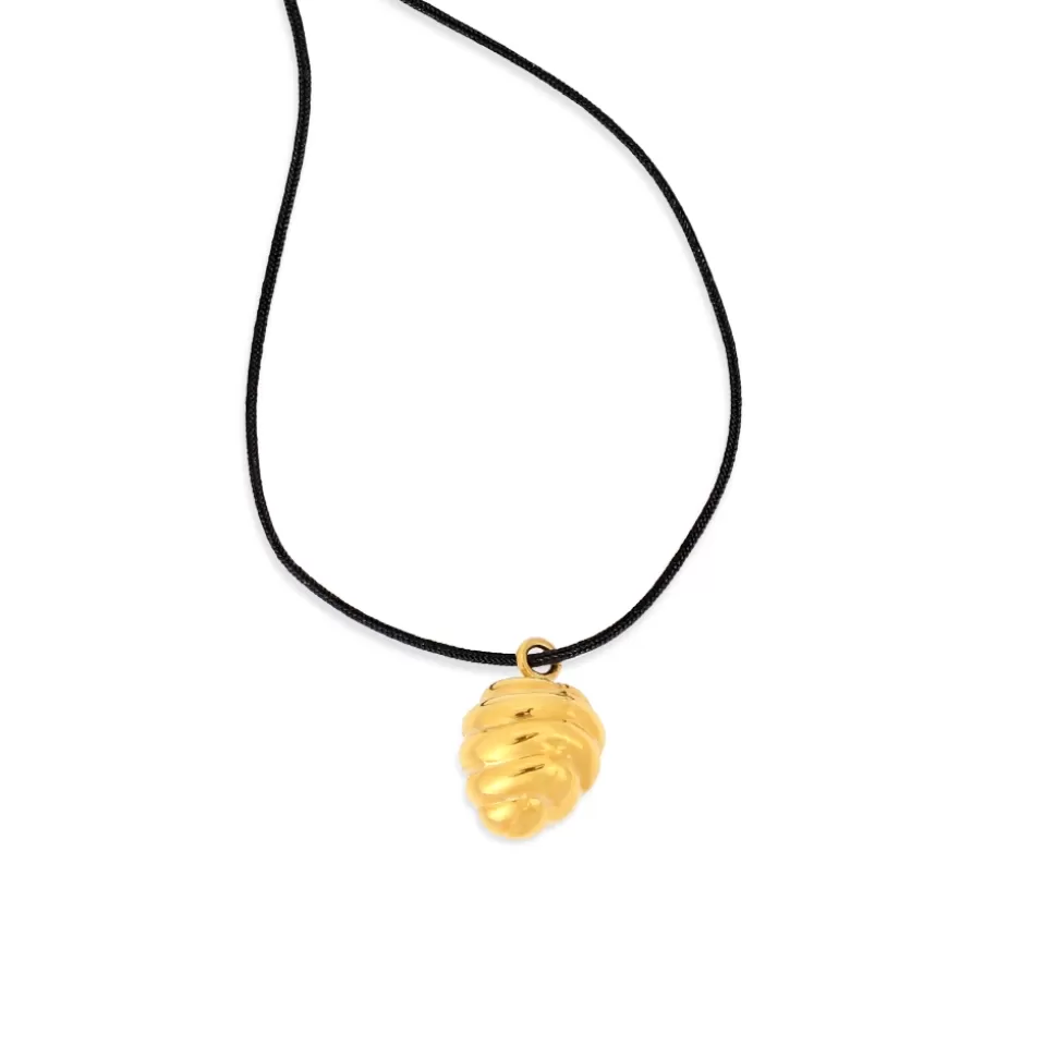 Women Folli Follie Necklaces^Fashionable.Me Cord Necklace With Gold Plated Beehive Motif
