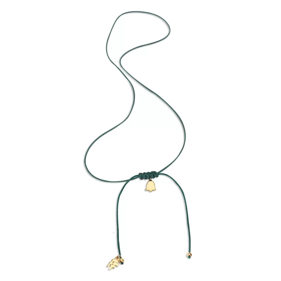 Women Folli Follie Necklaces^Fashionable.Me Cord Necklace With Gold Plated Bell Motif