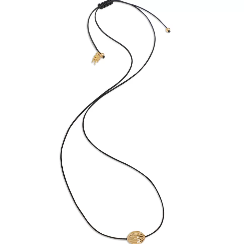 Women Folli Follie Necklaces^Fashionable.Me Cord Necklace With Gold Plated Boule Motif