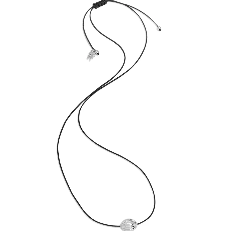Women Folli Follie Necklaces^Fashionable.Me Cord Necklace With Silver Boule Motif