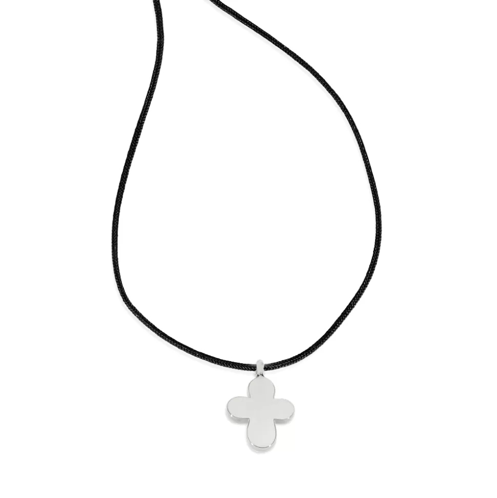 Women Folli Follie Necklaces^Fashionable.Me Cord Necklace With Silver Cross