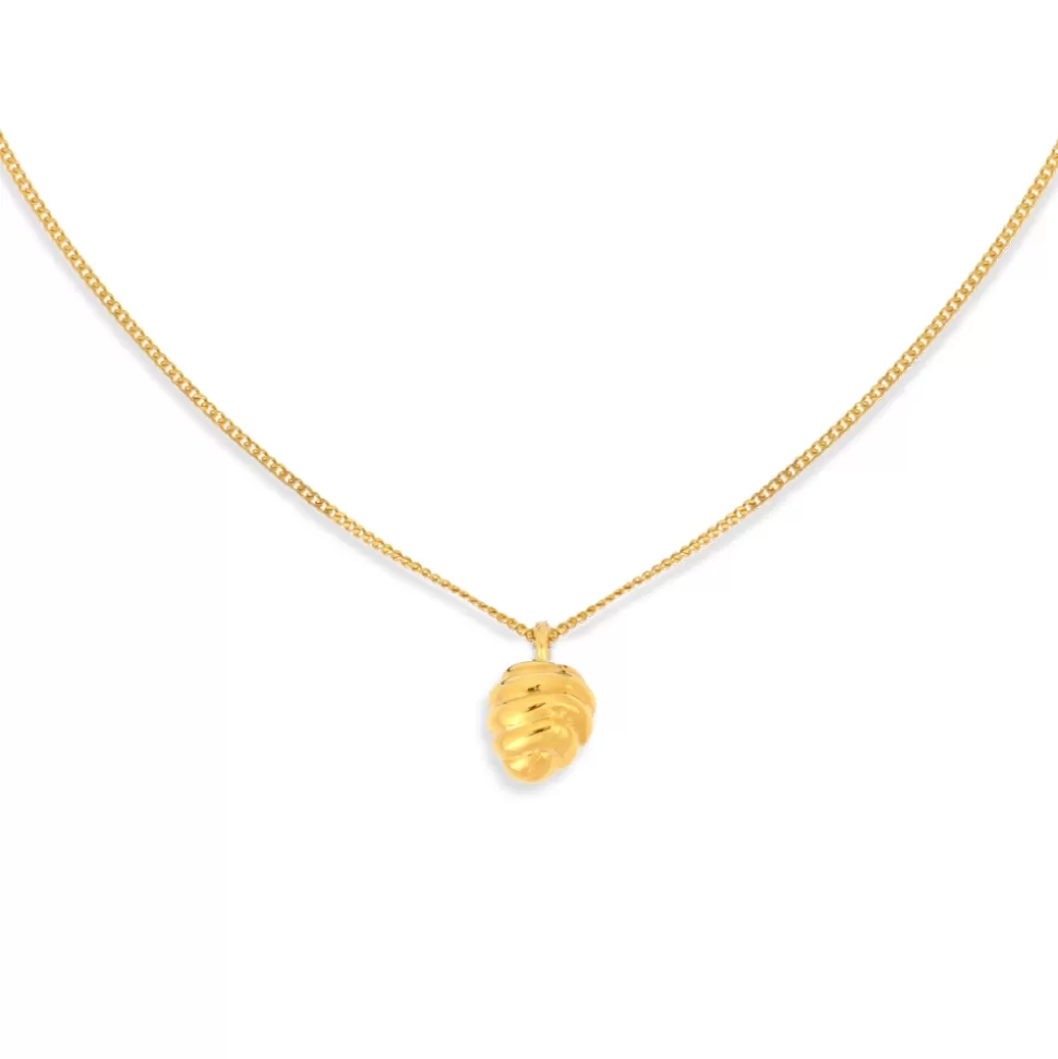 Women Folli Follie Necklaces^Fashionable.Me Gold Plated Chain Necklace With Beehive Motif