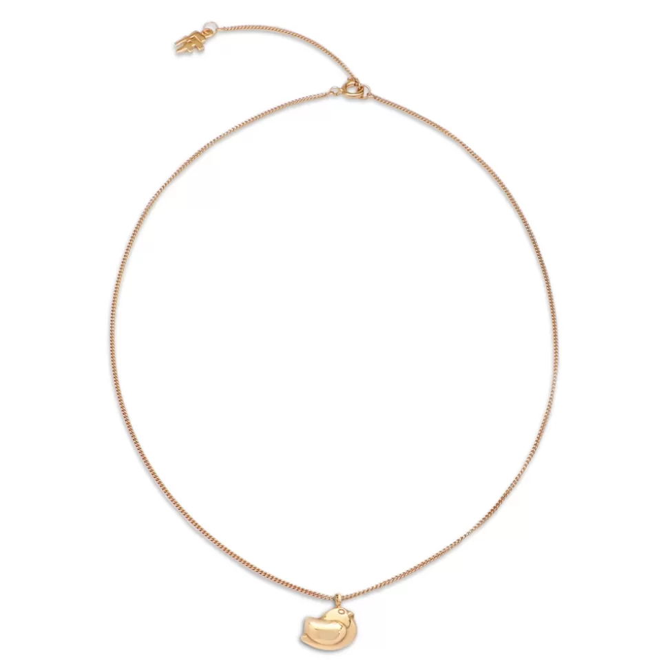 Women Folli Follie Necklaces^Fashionable.Me Gold Plated Chain Necklace With Bird Motif