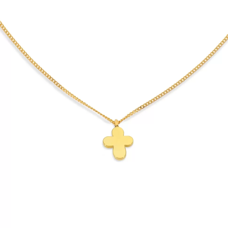 Women Folli Follie Necklaces^Fashionable.Me Gold Plated Chain Necklace With Cross