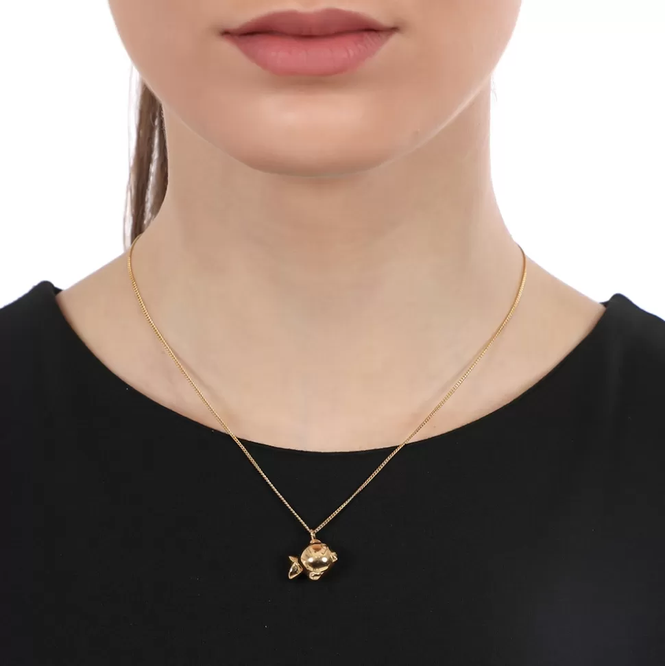 Women Folli Follie Necklaces^Fashionable.Me Gold Plated Chain Necklace With Fish Motif