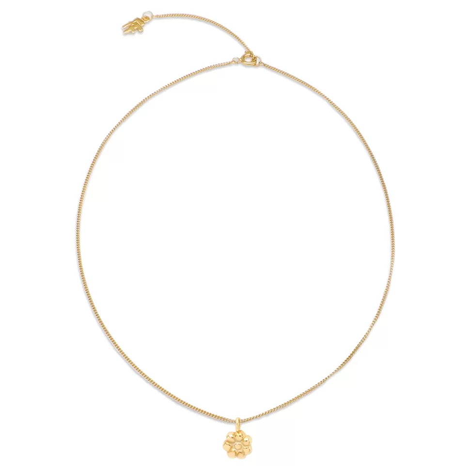 Women Folli Follie Necklaces^Fashionable.Me Gold Plated Chain Necklace With Flower Motif