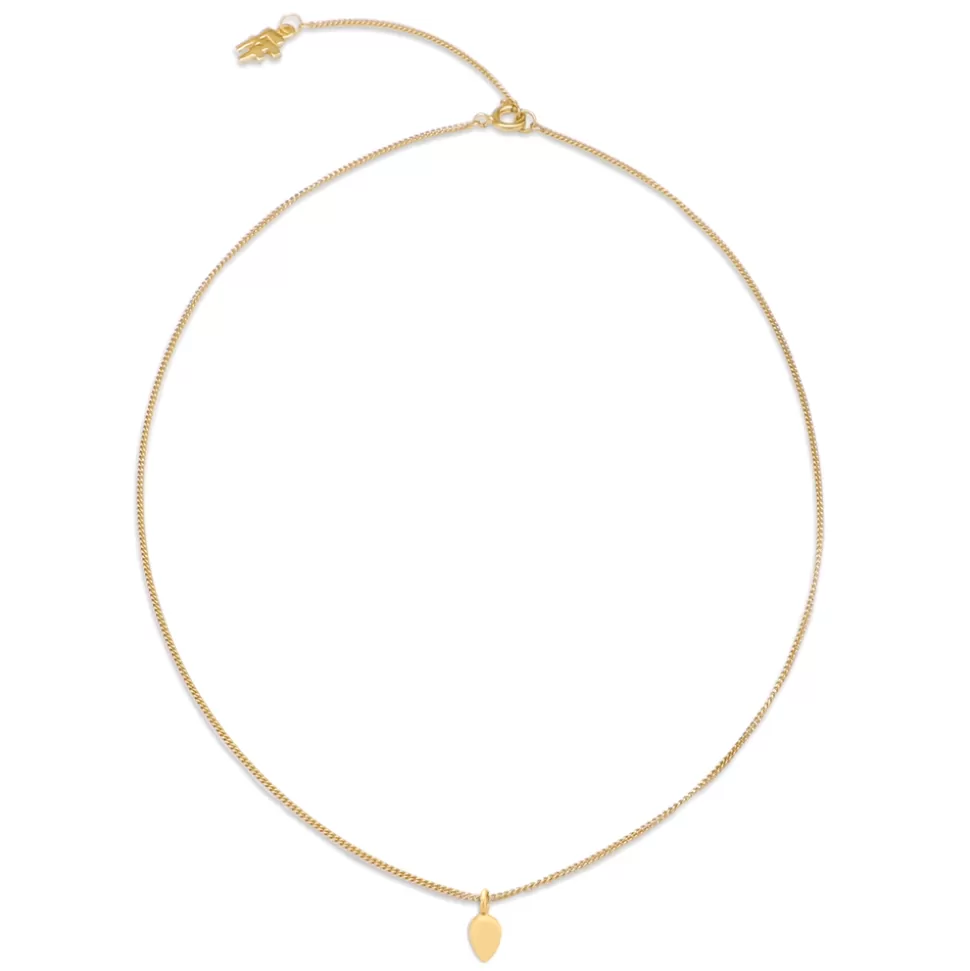 Women Folli Follie Necklaces^Fashionable.Me Gold Plated Chain Necklace With Small Drop Motif