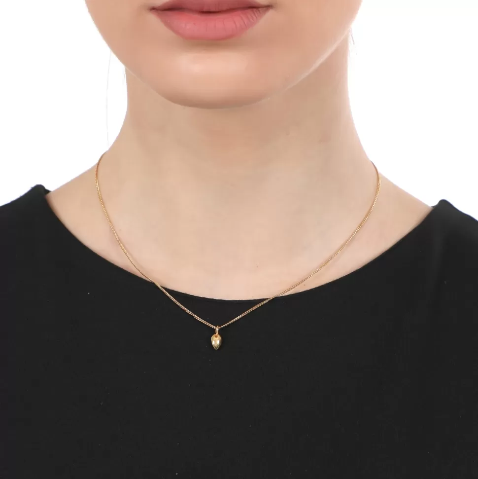 Women Folli Follie Necklaces^Fashionable.Me Gold Plated Chain Necklace With Small Drop Motif