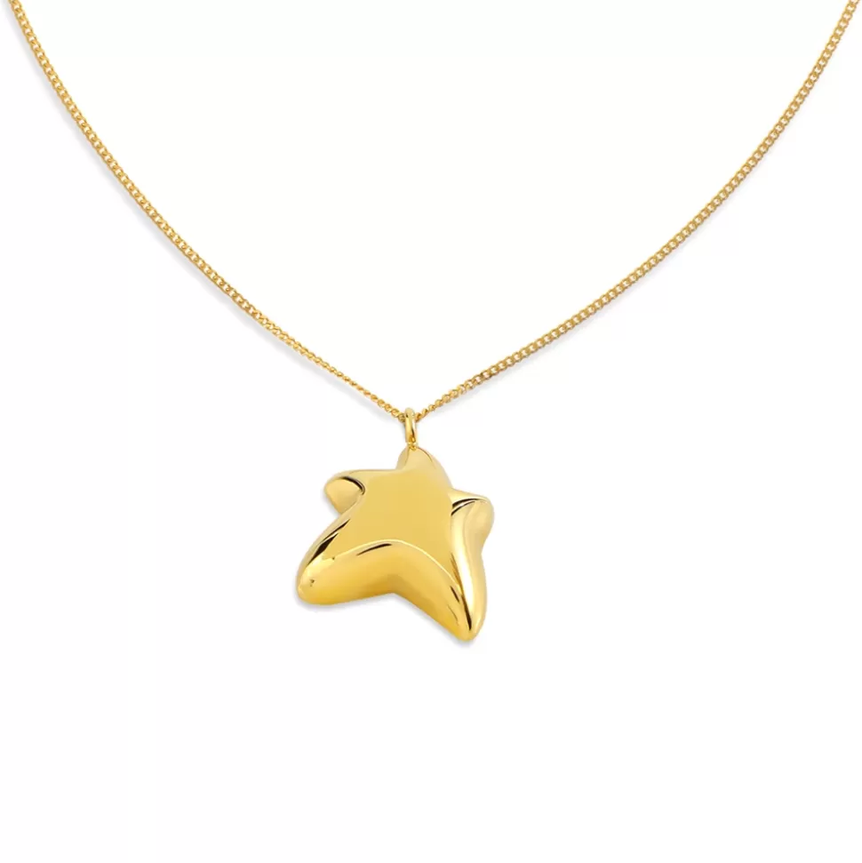 Women Folli Follie Necklaces^Fashionable.Me Gold Plated Chain Necklace With Star Motif