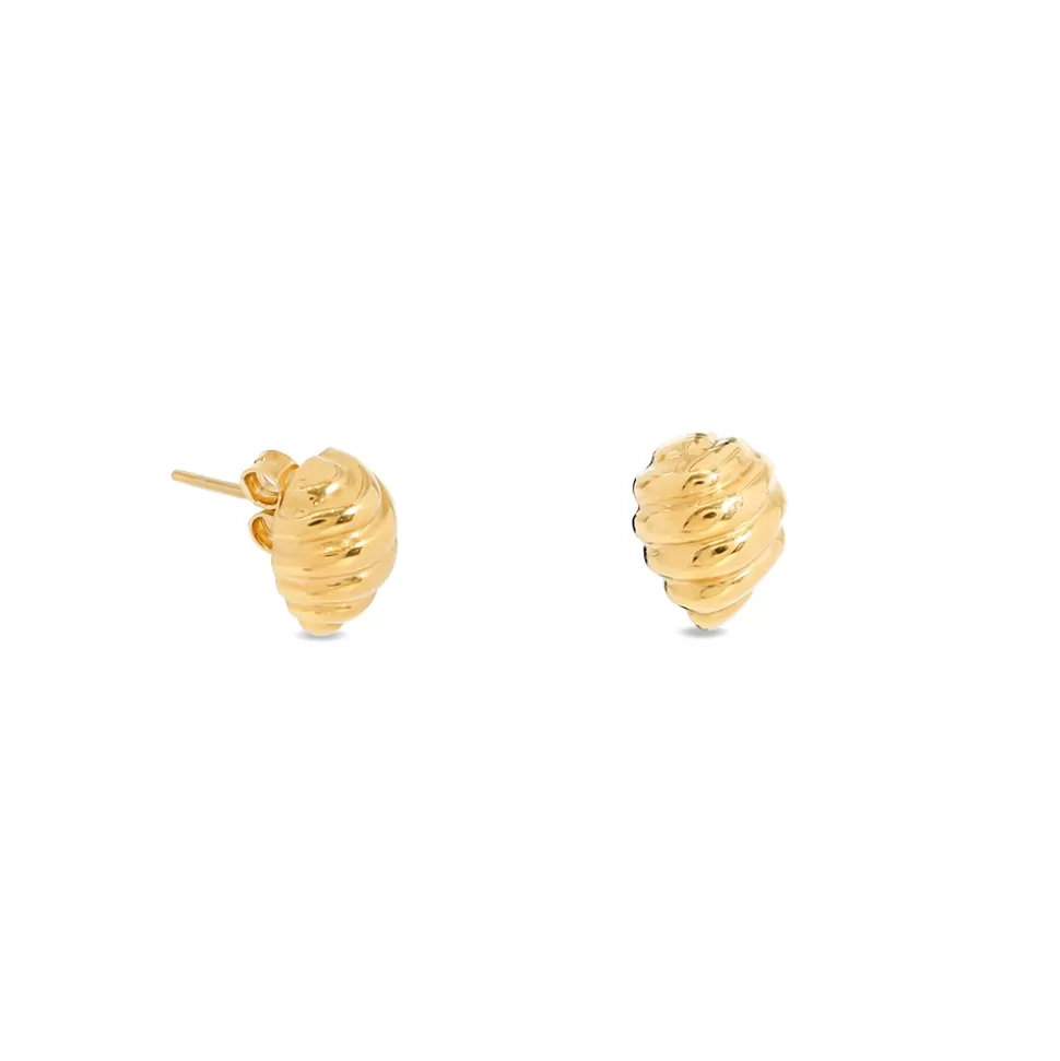 Women Folli Follie Earrings^Fashionable.Me Gold Plated Earrings With Beehive Motif