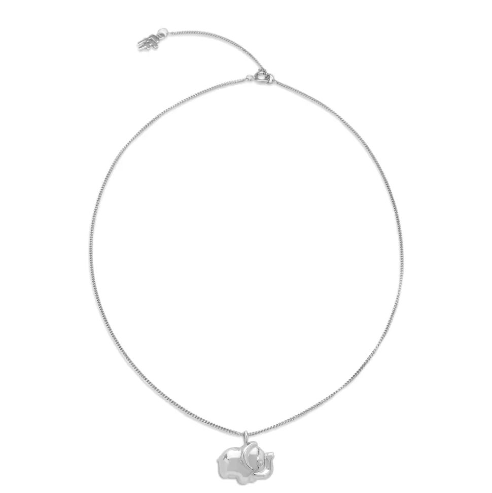 Women Folli Follie Necklaces^Fashionable.Me Silver Chain Necklace With Elephant Motif