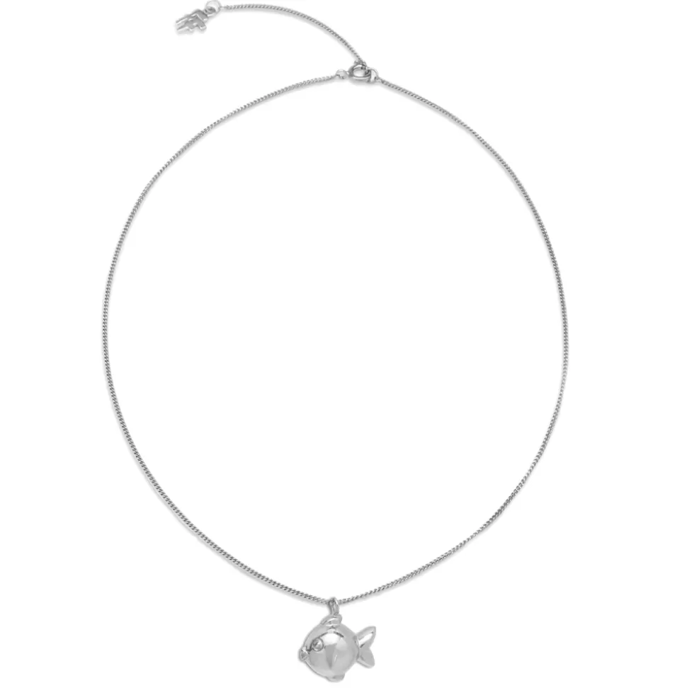 Women Folli Follie Necklaces^Fashionable.Me Silver Chain Necklace With Fish Motif