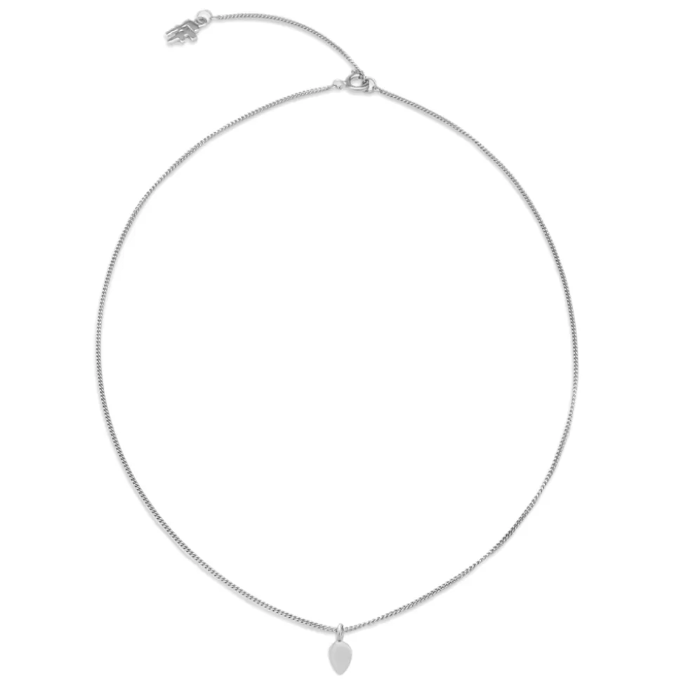 Women Folli Follie Necklaces^Fashionable.Me Silver Chain Necklace With Small Drop Motif