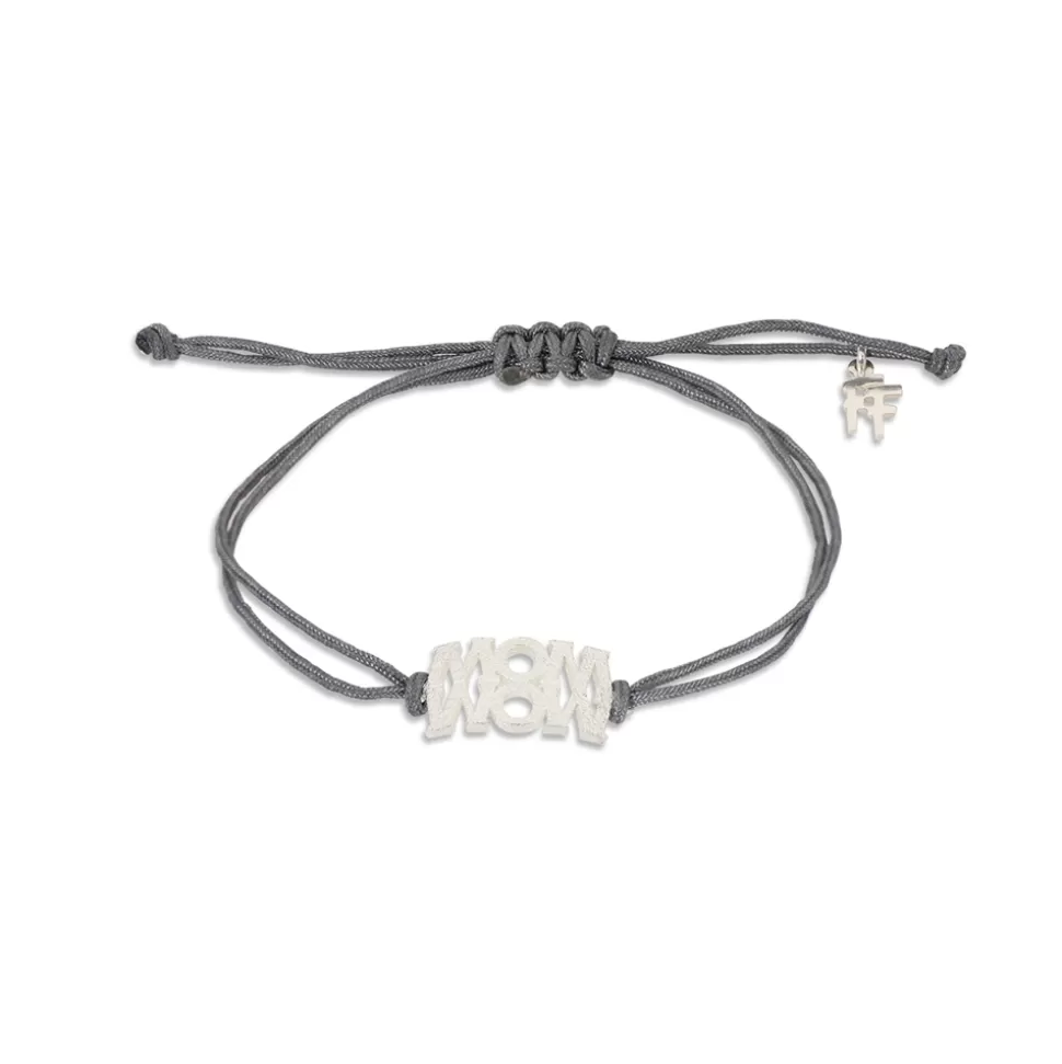 Women Folli Follie Bracelets^Fashionable.Mecord Bracelet With Matte Gold Plated Word "Mom"