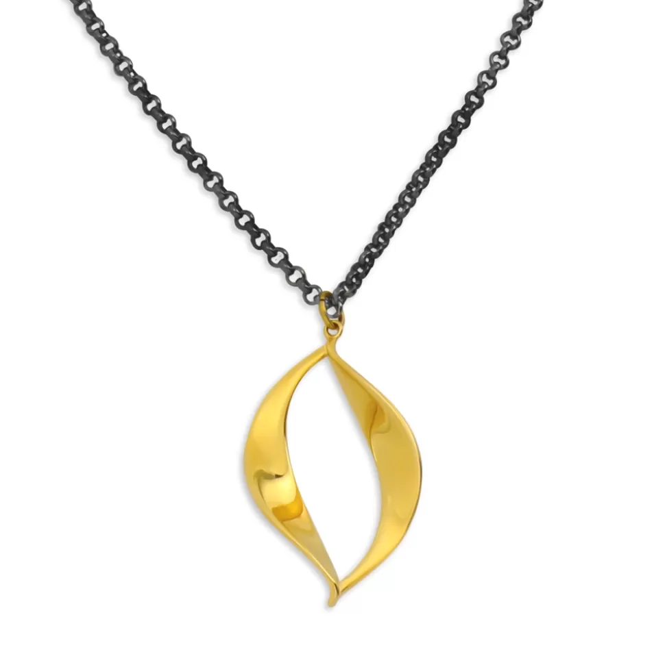 Women Folli Follie Necklaces^Flaming Soul Short Gun Color Necklace