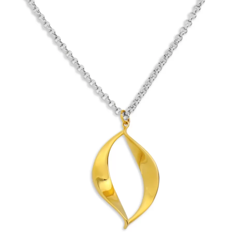 Women Folli Follie Necklaces^Flaming Soul Short Necklace With Gold Plated Flame Motif
