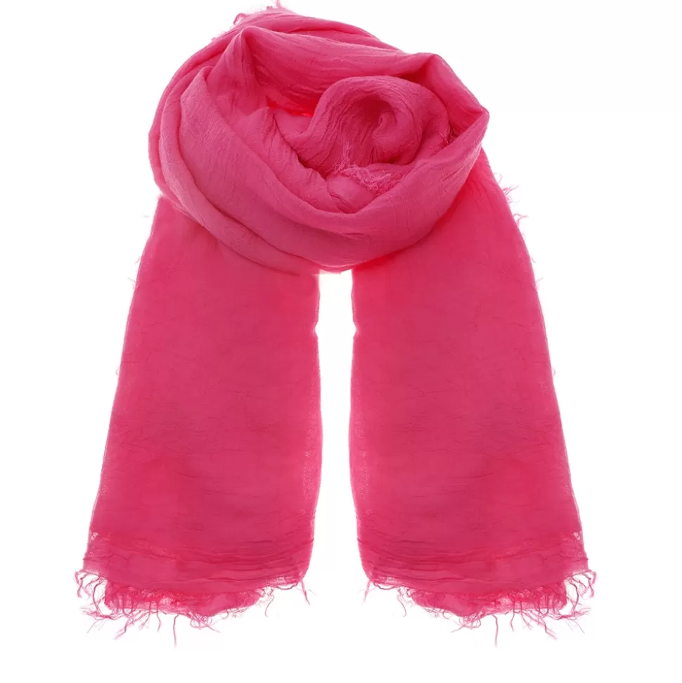 Women Folli Follie Scarves^Fuchsia Bamboo Scarf