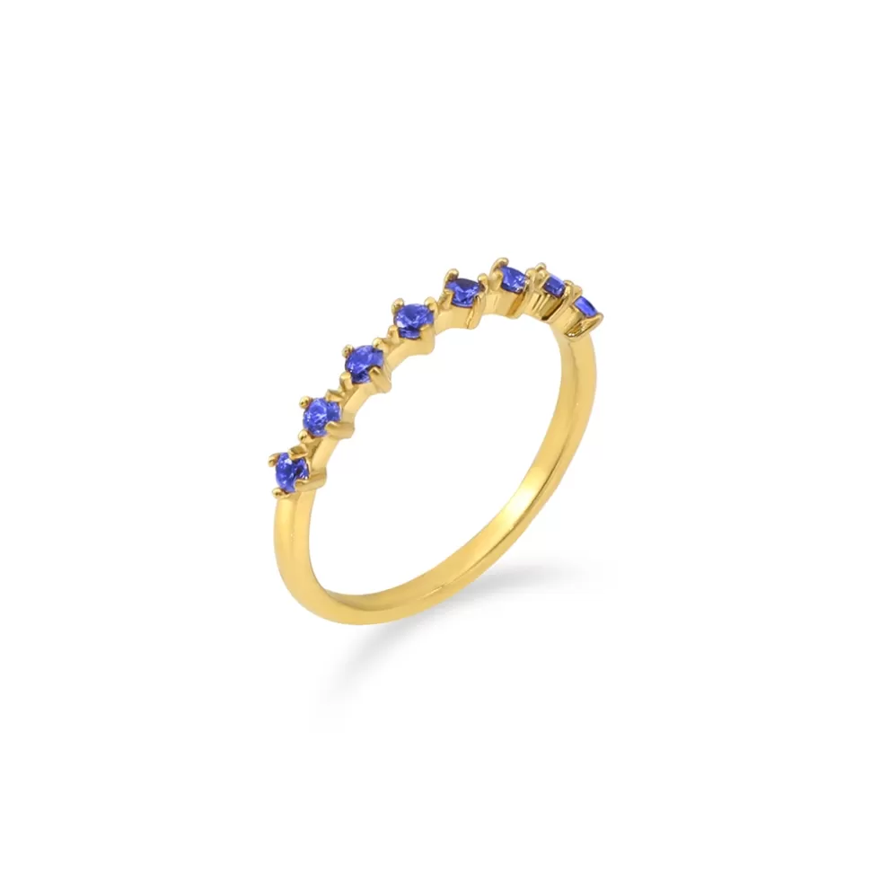 Women Folli Follie Rings^Good Vibes Gold Plated Ring With Crystals