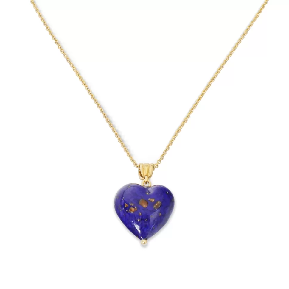 Women Folli Follie Necklaces^Hearty Candy Short Gold Plated Necklace Withheart