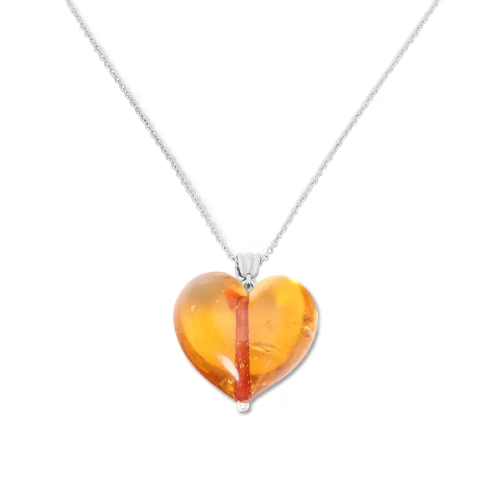 Women Folli Follie Necklaces^Hearty Candy Short Silver Necklace Withheart