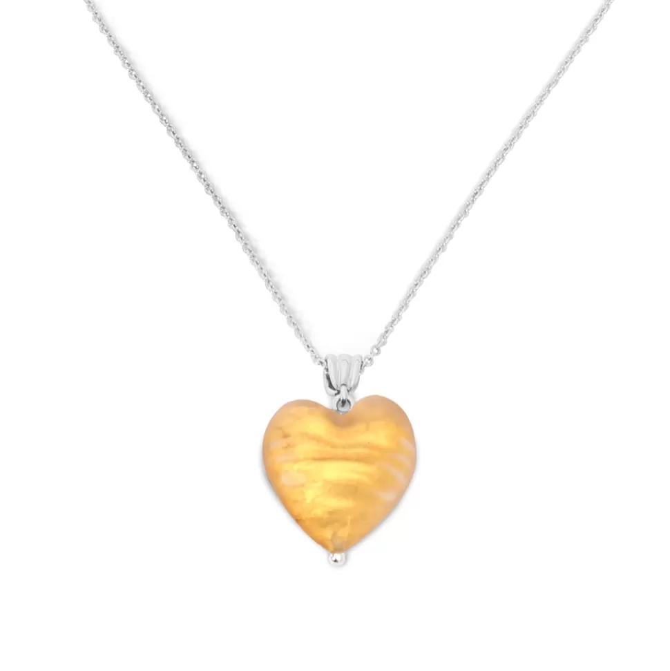 Women Folli Follie Necklaces^Hearty Candy Short Silver Necklace Withheart