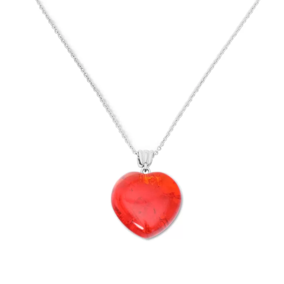 Women Folli Follie Necklaces^Hearty Candy Short Silver Necklace Withheart