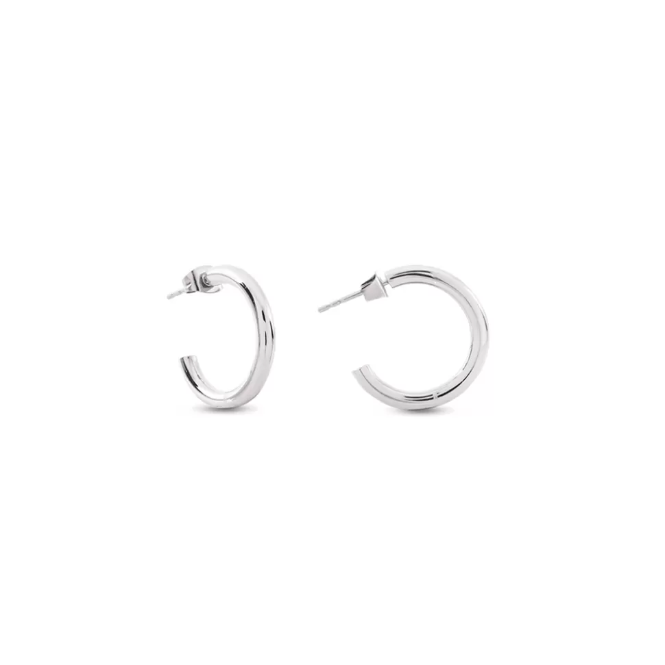 Women Folli Follie Earrings^Hoops! Small Hoop Silvery Earrings