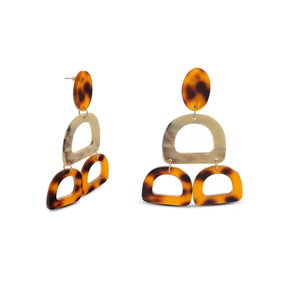 Women Folli Follie Earrings^Impress Me Large Dangle Earrings With Irregular Motifs