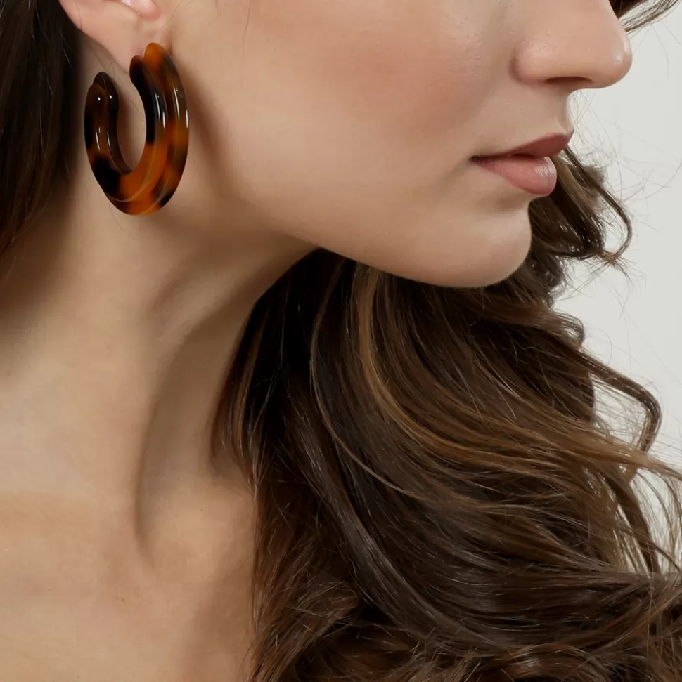 Women Folli Follie Earrings^Impress Me Thick Hoops