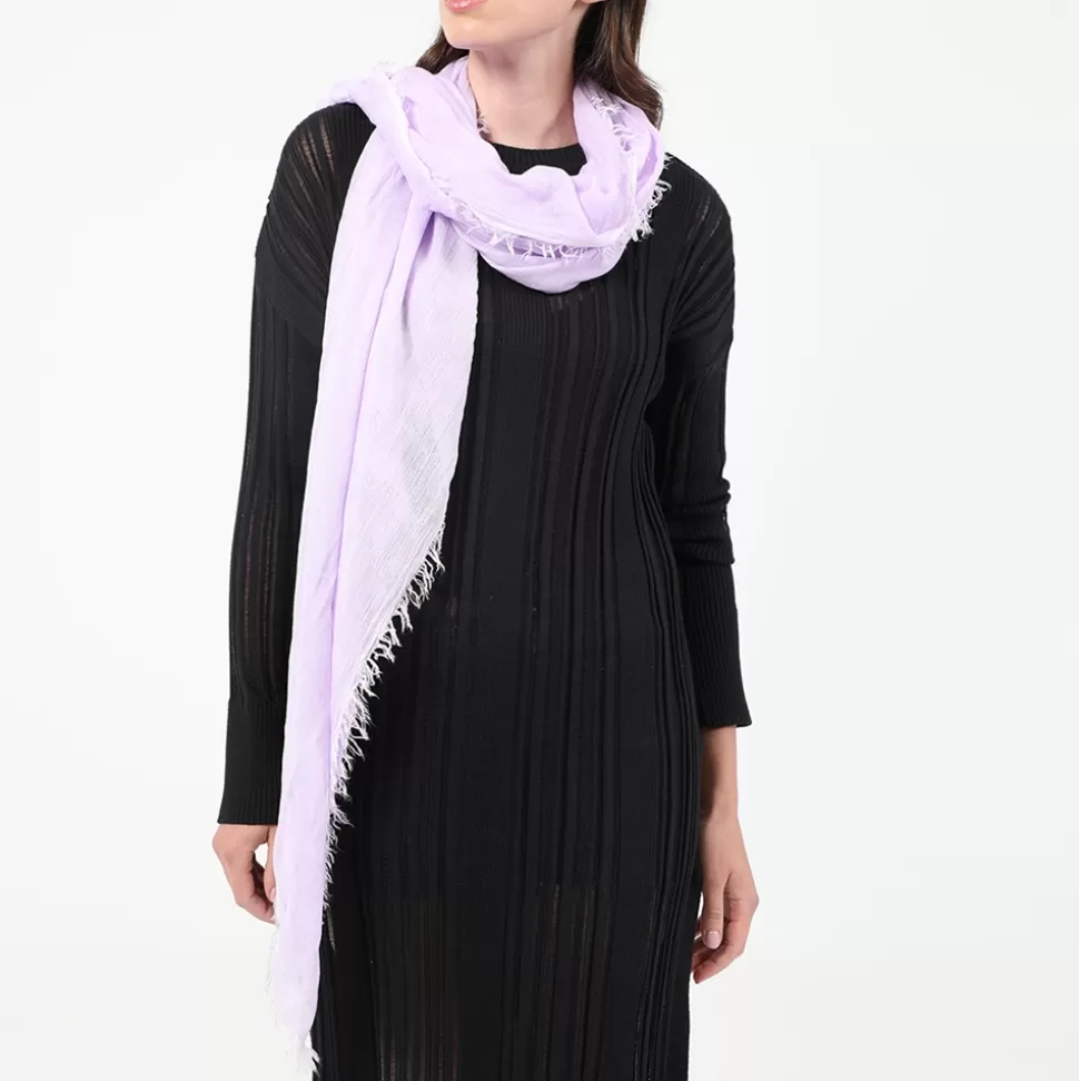 Women Folli Follie Scarves^Lilac Bamboo Scarf