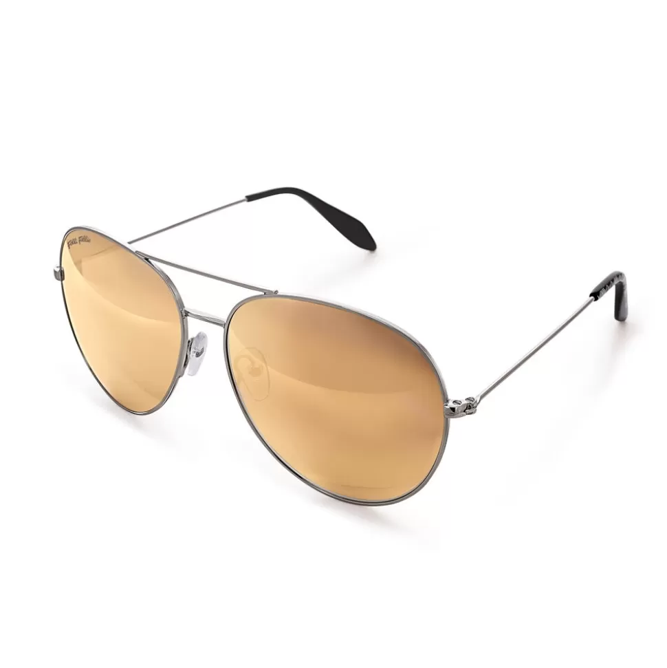 Women Folli Follie Sunglasses^Metal Sunglasses With Rose Gold Lenses