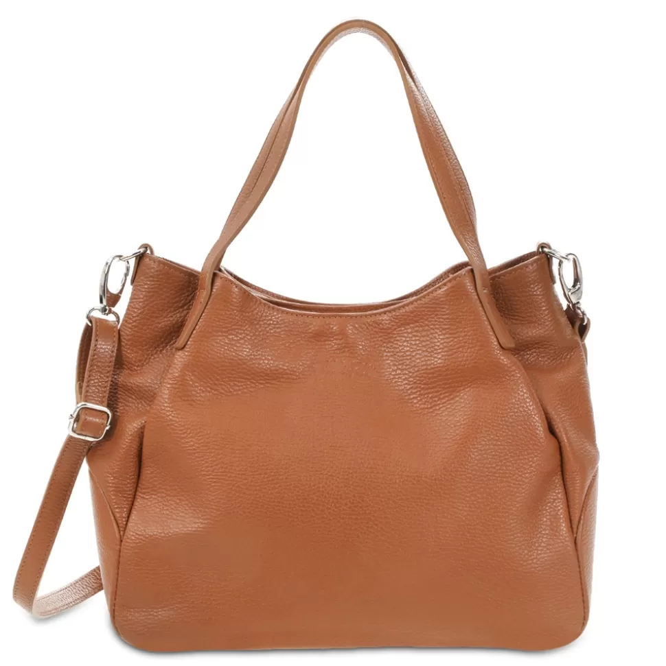 Women Folli Follie Shoulder^Metropolitan Fab Big Leather Tote Bag