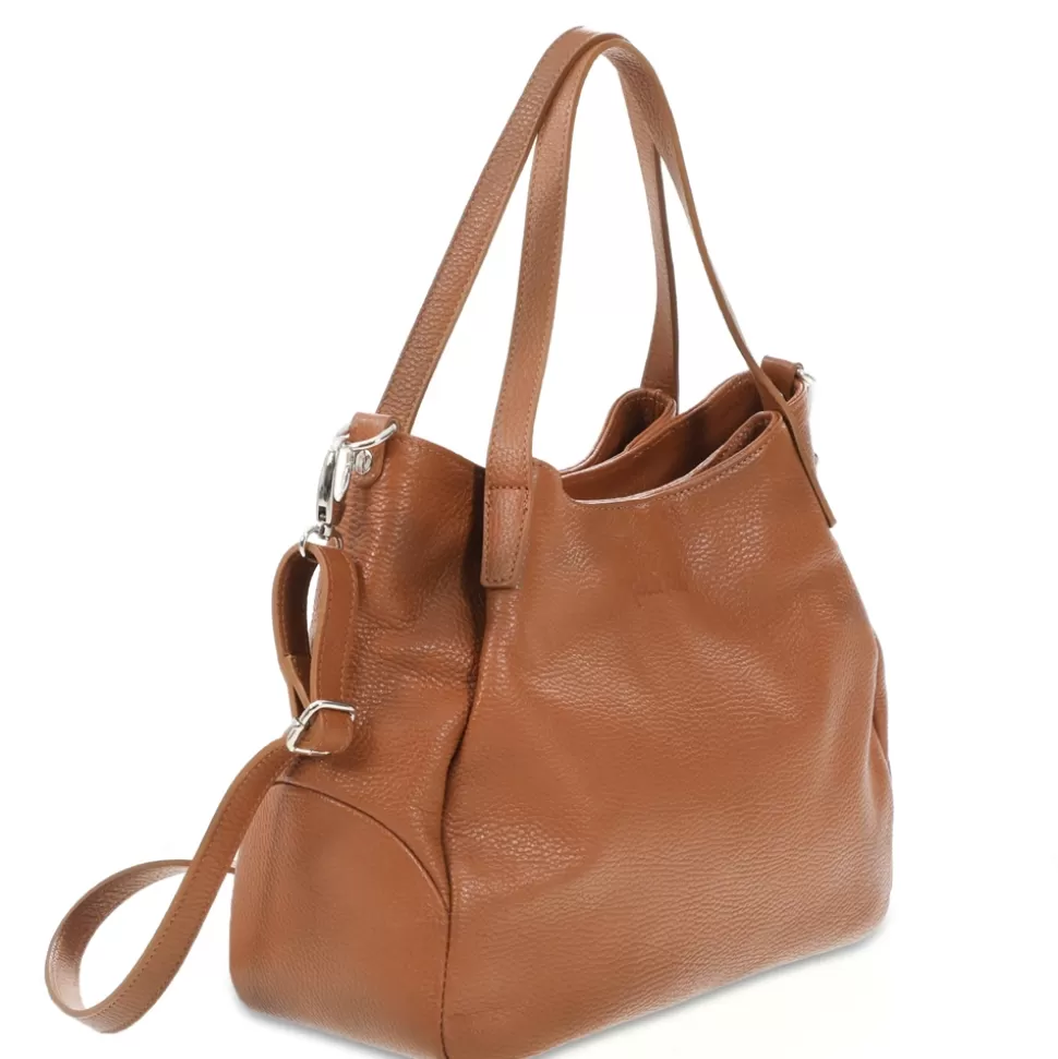 Women Folli Follie Shoulder^Metropolitan Fab Big Leather Tote Bag