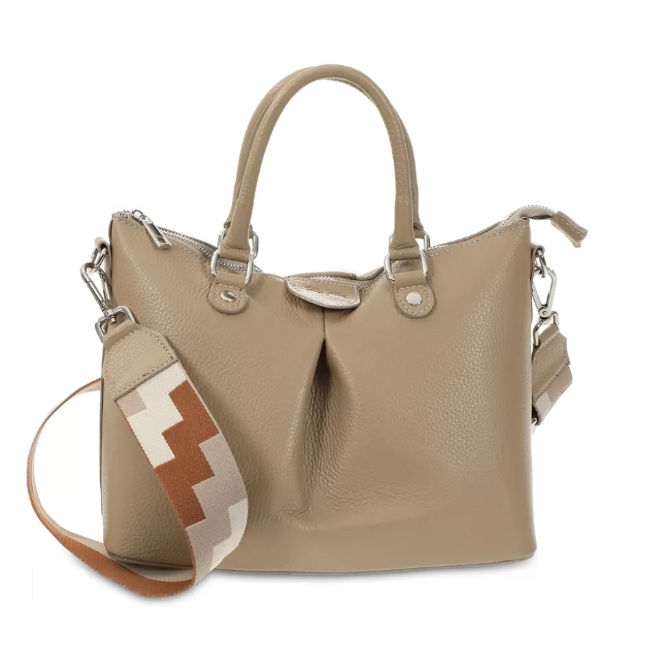 Women Folli Follie Handbags^Metropolitan Fab Medium Leather Handbag