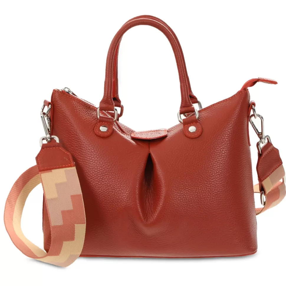 Women Folli Follie Handbags^Metropolitan Fab Medium Leather Handbag